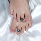 Alluring Silver Toe Ring