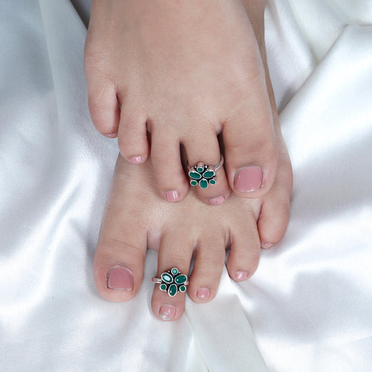 Alluring Silver Toe Ring