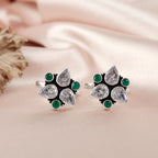 Three Petal Silver Toe Ring