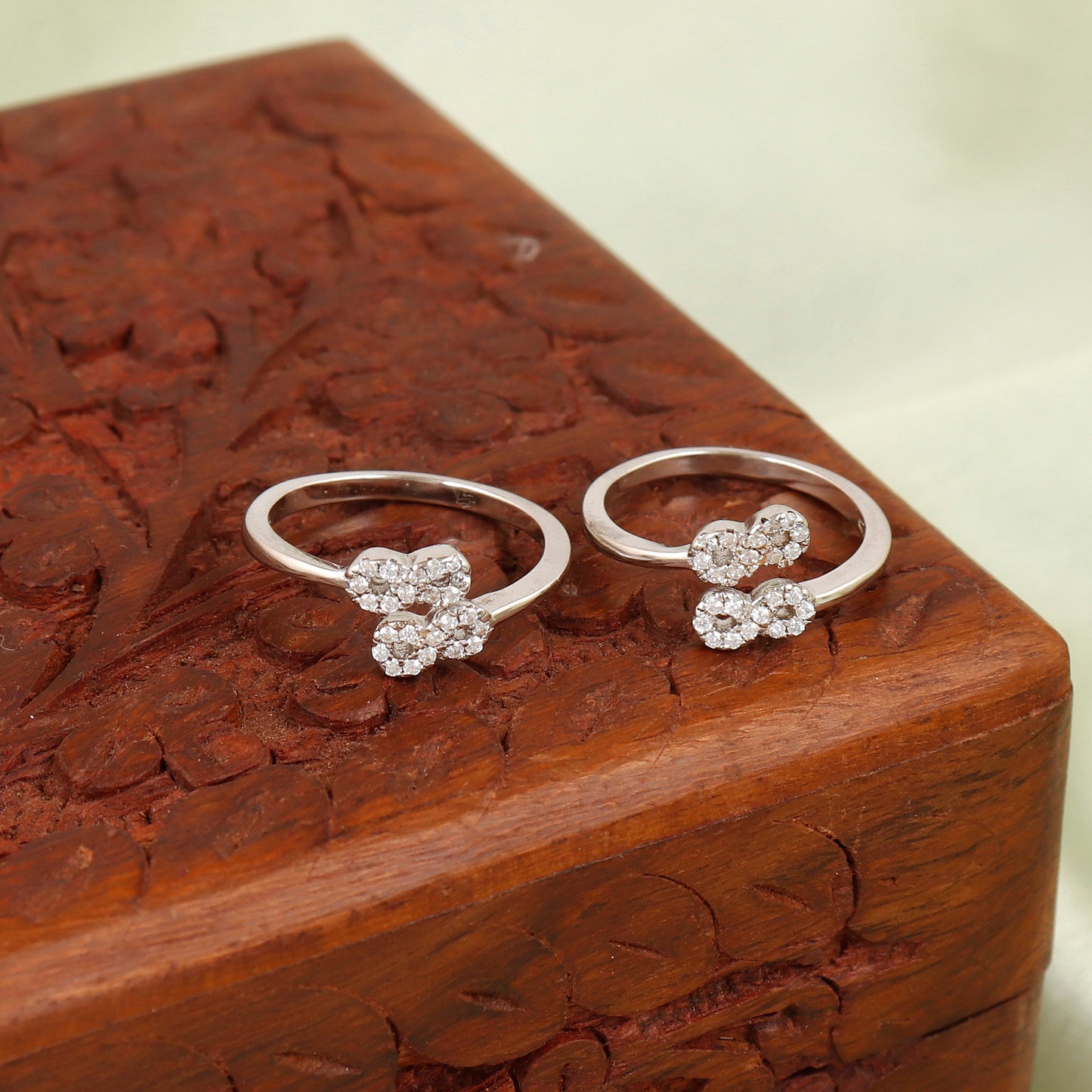 Infinity 925 Sterling Silver Toerings