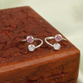 Round Chic Silver Toerings