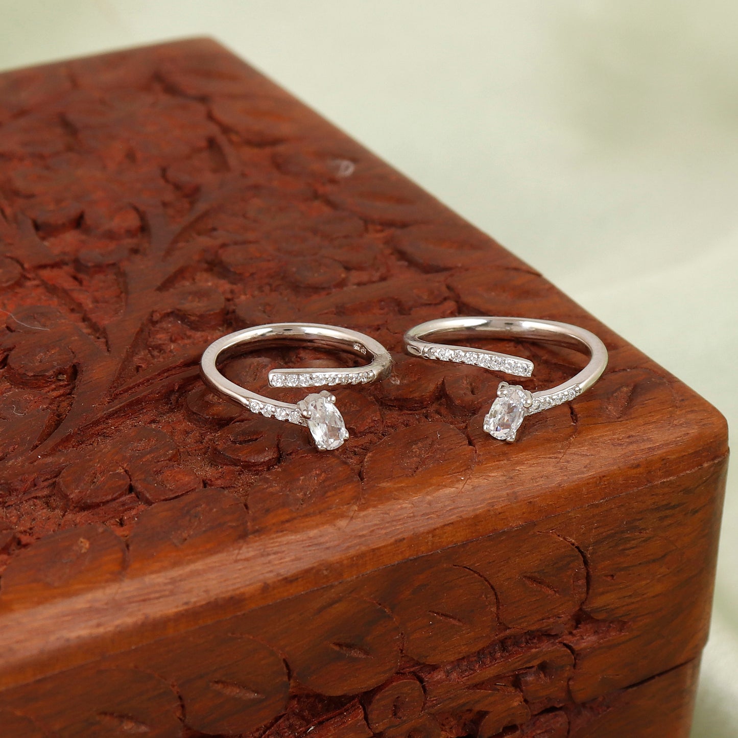 Sterling Silver Luxe Toerings