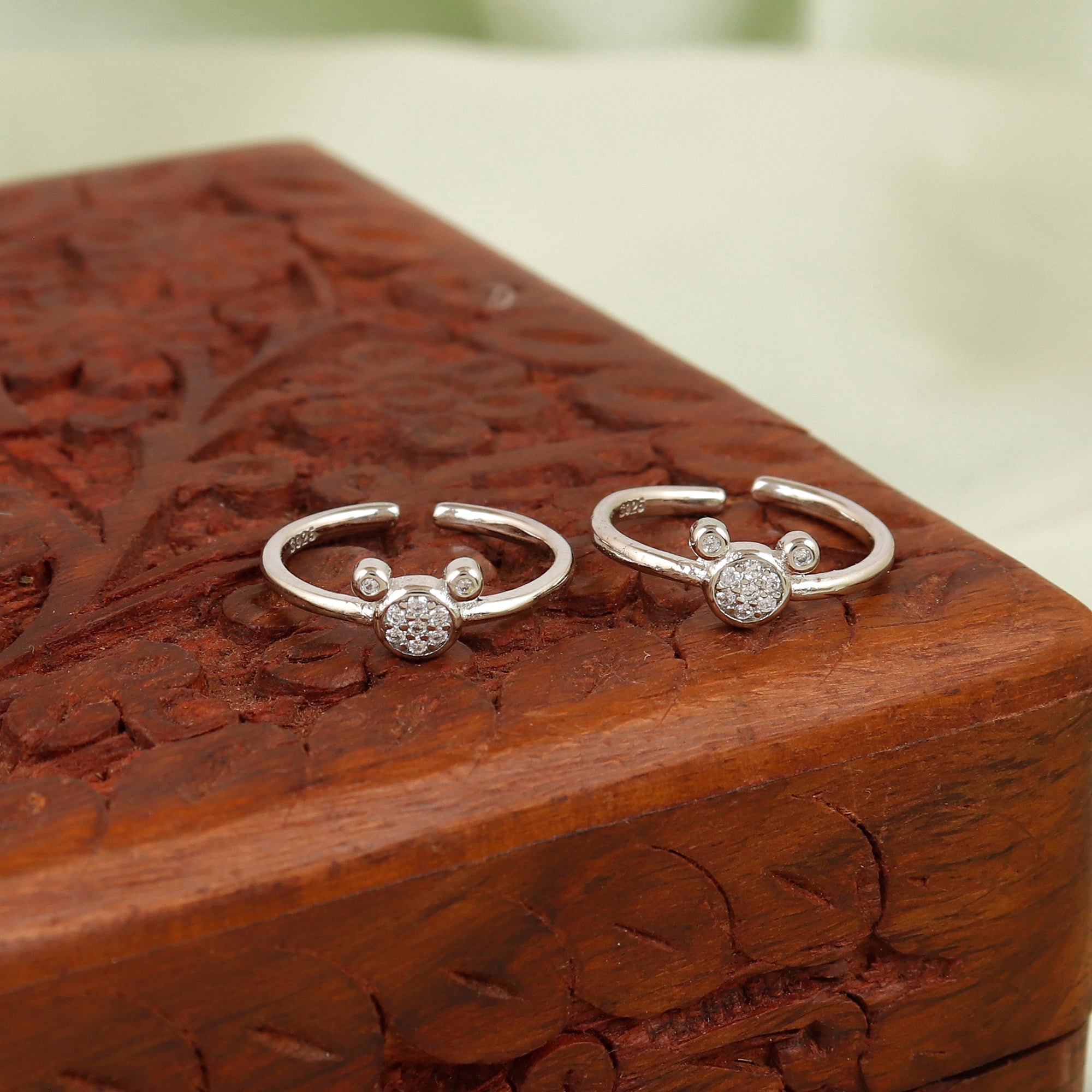 Cute Jerry 925 Silver Toerings