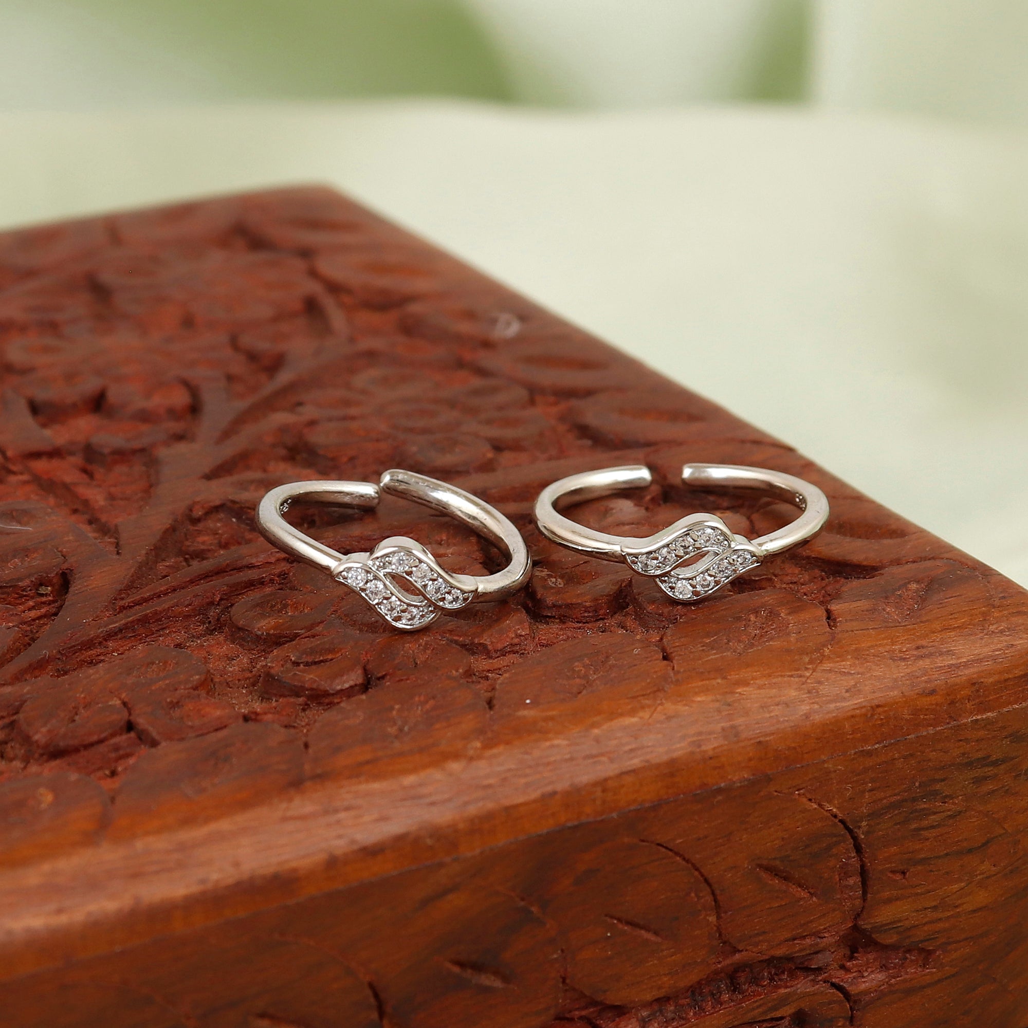 Moonlight Silver Toerings