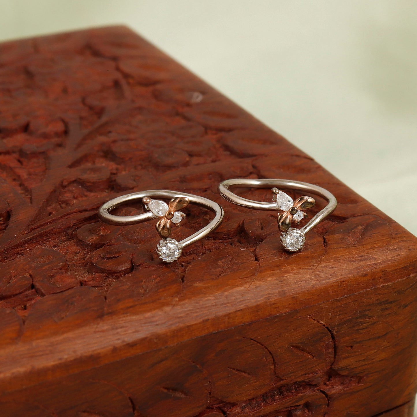 Butterfly Sterling Silver Toerings