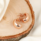 Classy Office Wear Rose Gold Earrings
