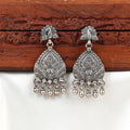 Peacock Antique Finish Indian Earrings