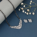 Chic 925 Silver Infinite Circles Silver Mangalsutra