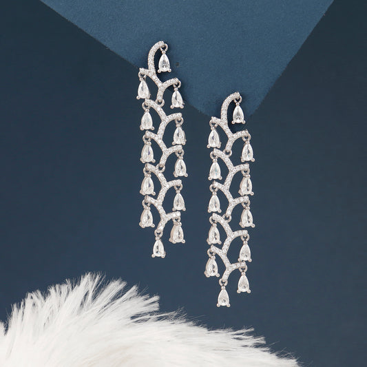 Sterling Silver Cocktail Dress Earrings