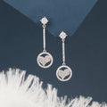 Love Story Silver Earrings