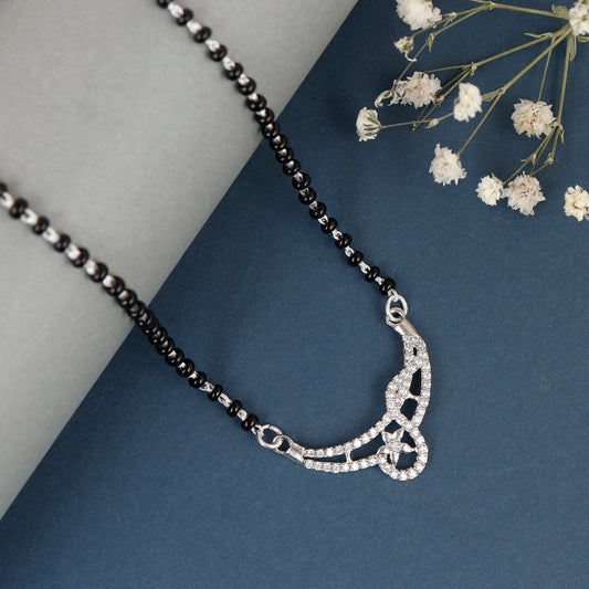 Silver Eternity Knots Mangalsutra