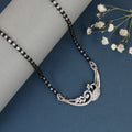 Silver Peacock Motif Mangalsutra for Women