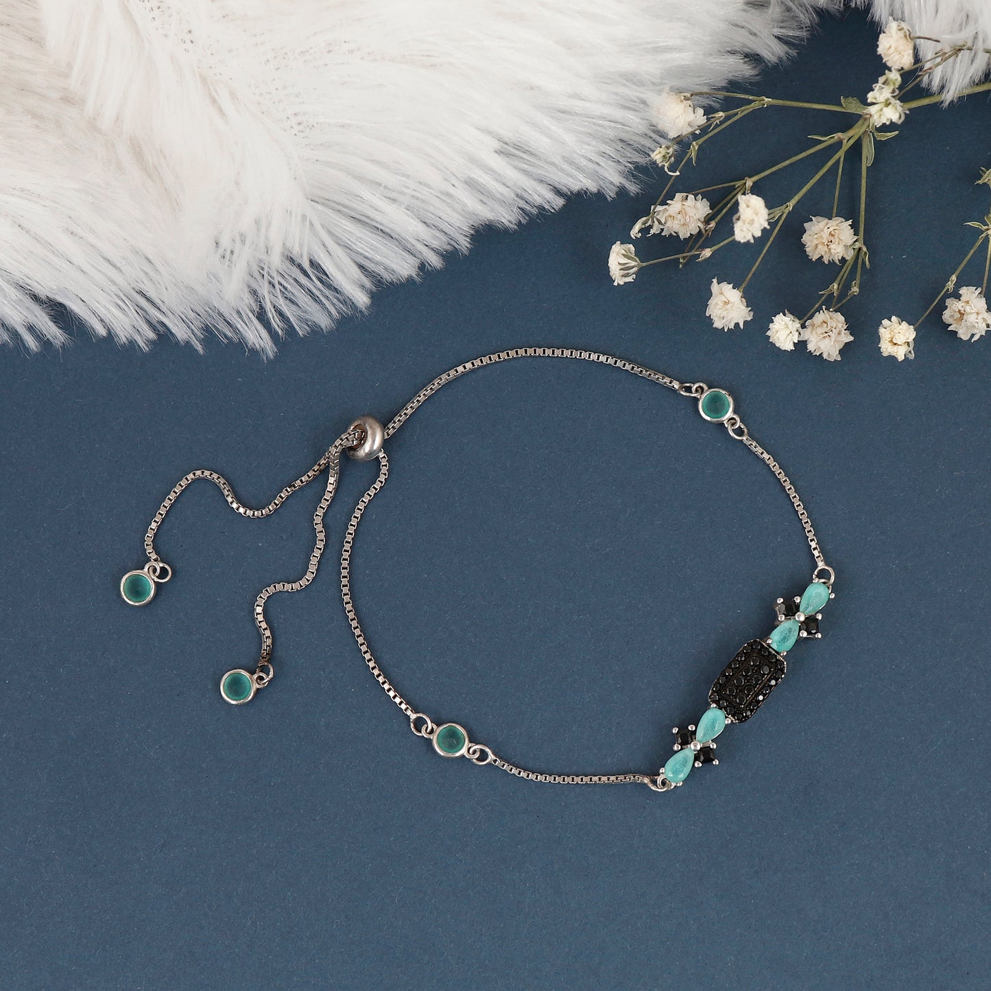 Aura of Oasis Silver Bracelet