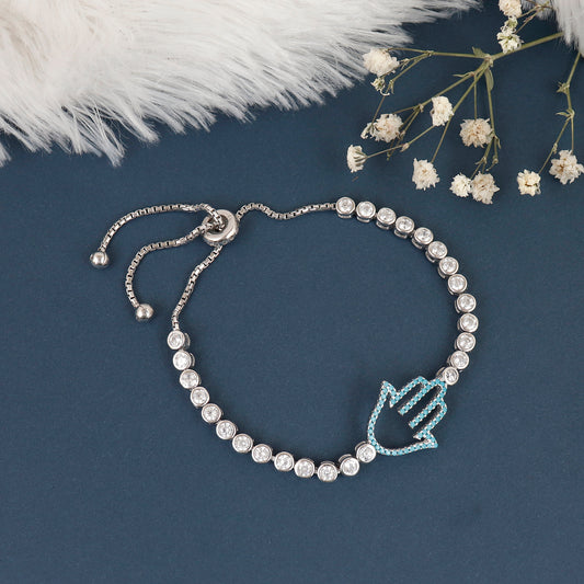 Sterling Silver Guardian Grace Bracelet