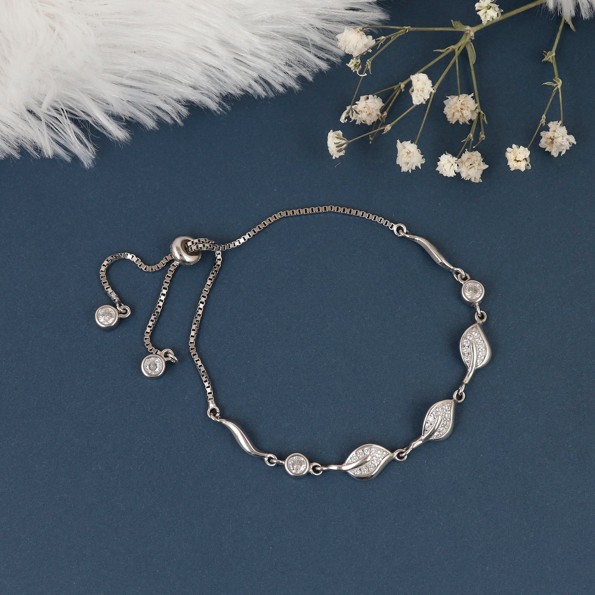 Olive Branch Symphony Silver Bracelet
