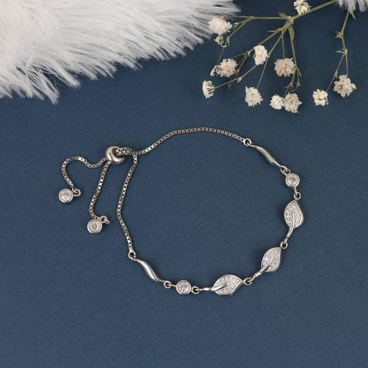 Olive Branch Symphony Silver Bracelet