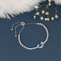 Crab Motif Slider Adjustable Silver Bracelet