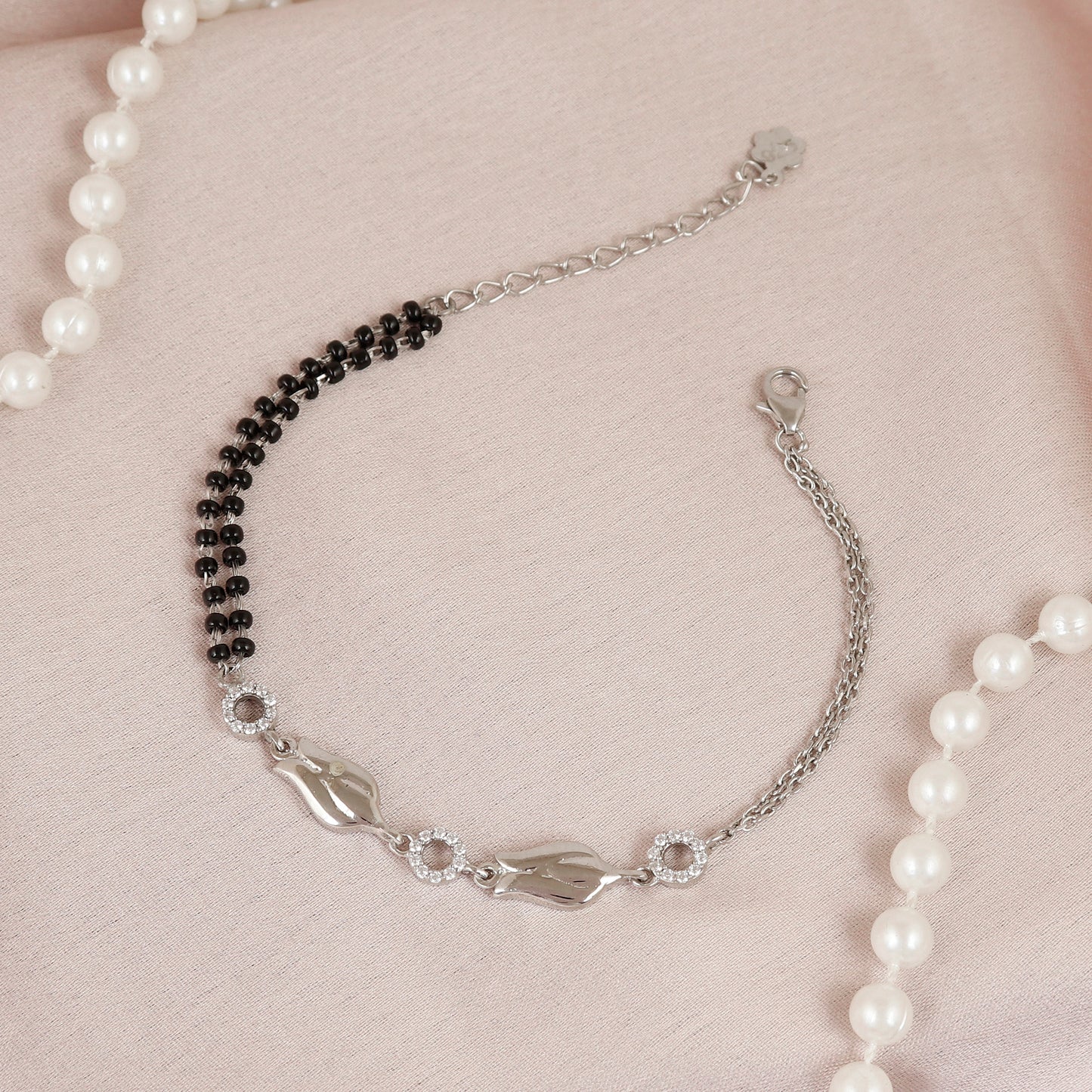925 Silver Wrist Mangalsutra for Wife Gift