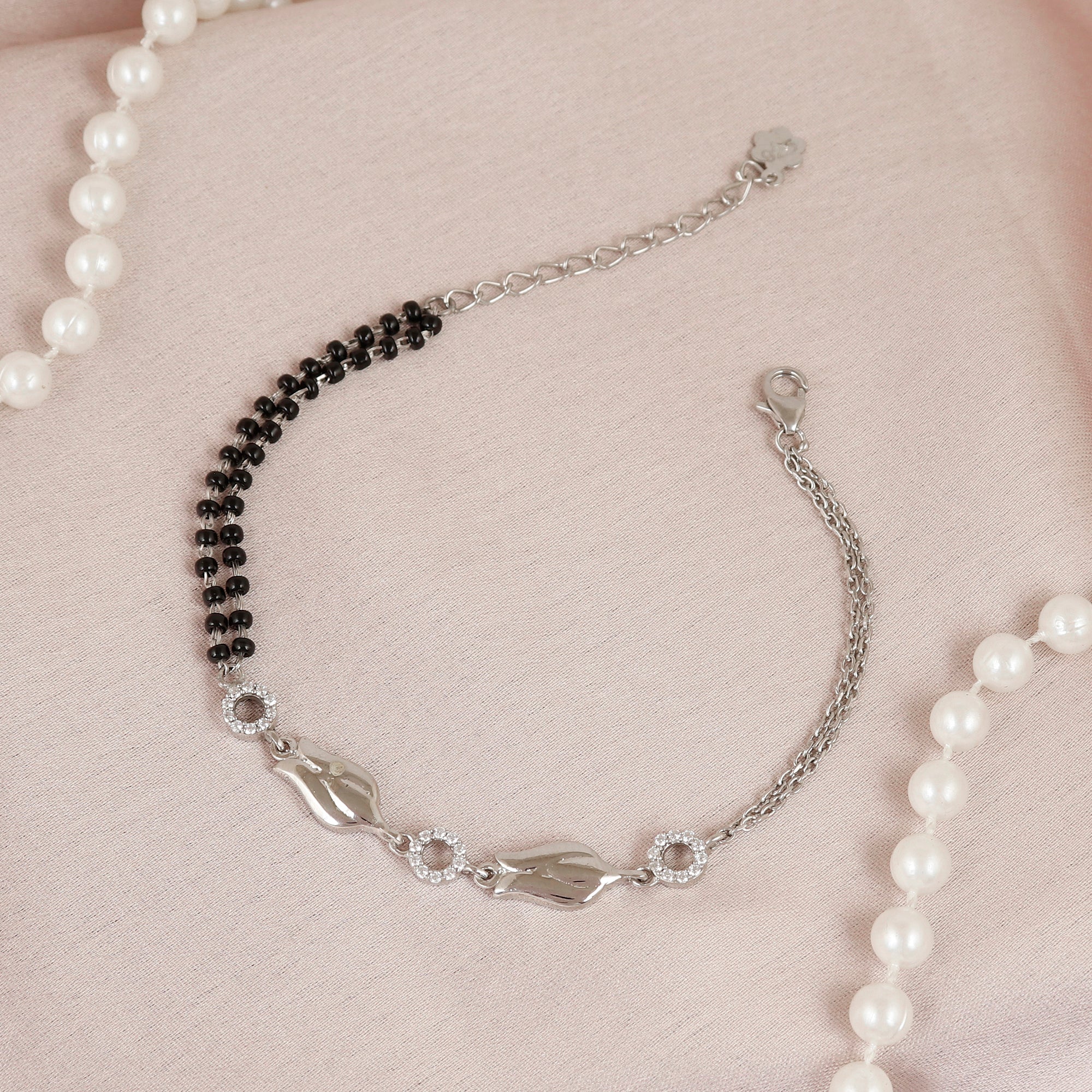 925 Silver Wrist Mangalsutra for Wife Gift