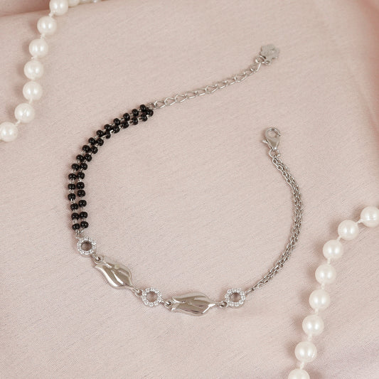 925 Silver Wrist Mangalsutra for Wife Gift