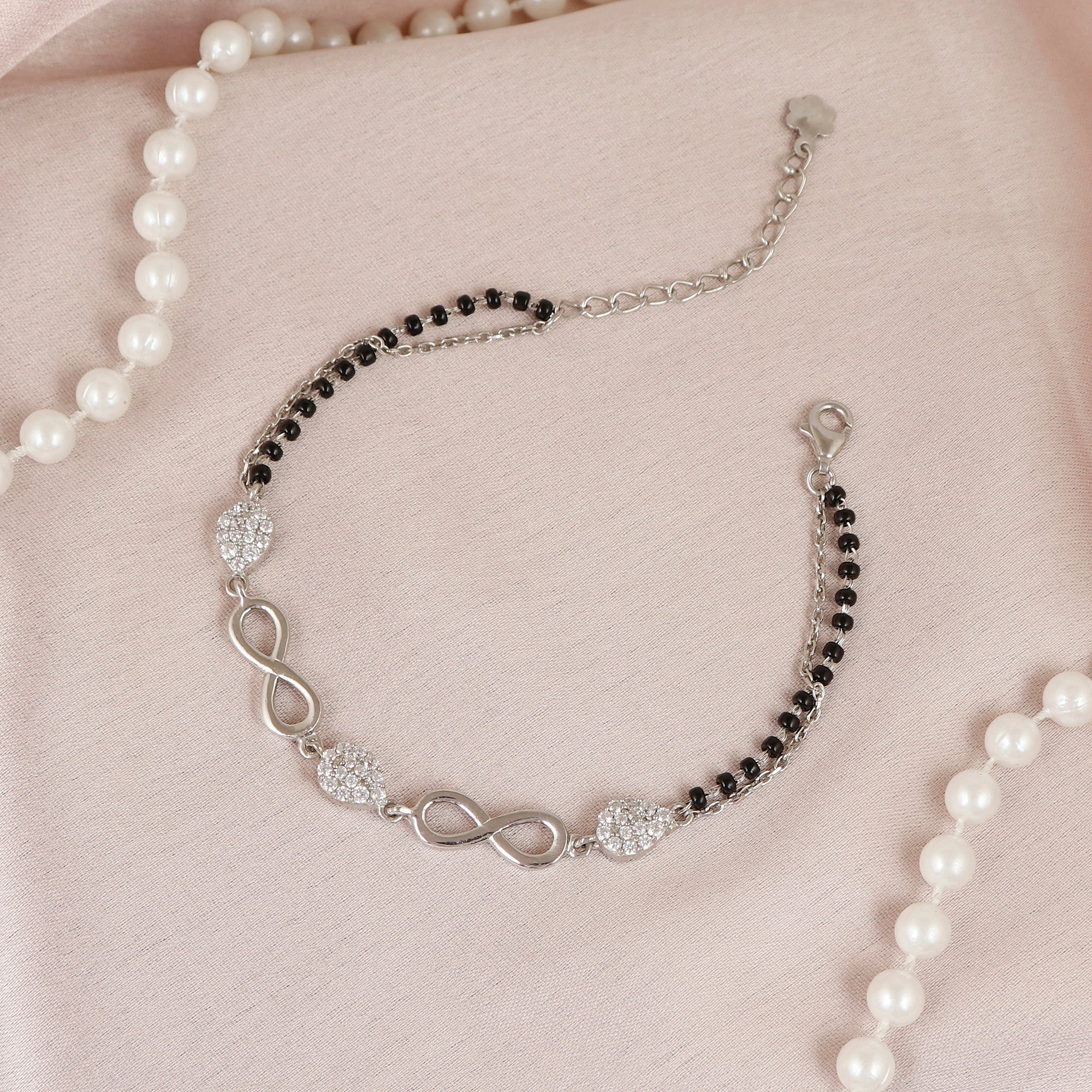 Infinite Love 925 Sterling Silver Hand Mangalsutra