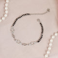 Minimalist Geometric Wrist Silver Mangalsutra