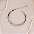 Heart Infinity Silver Bracelet Mangalsutra