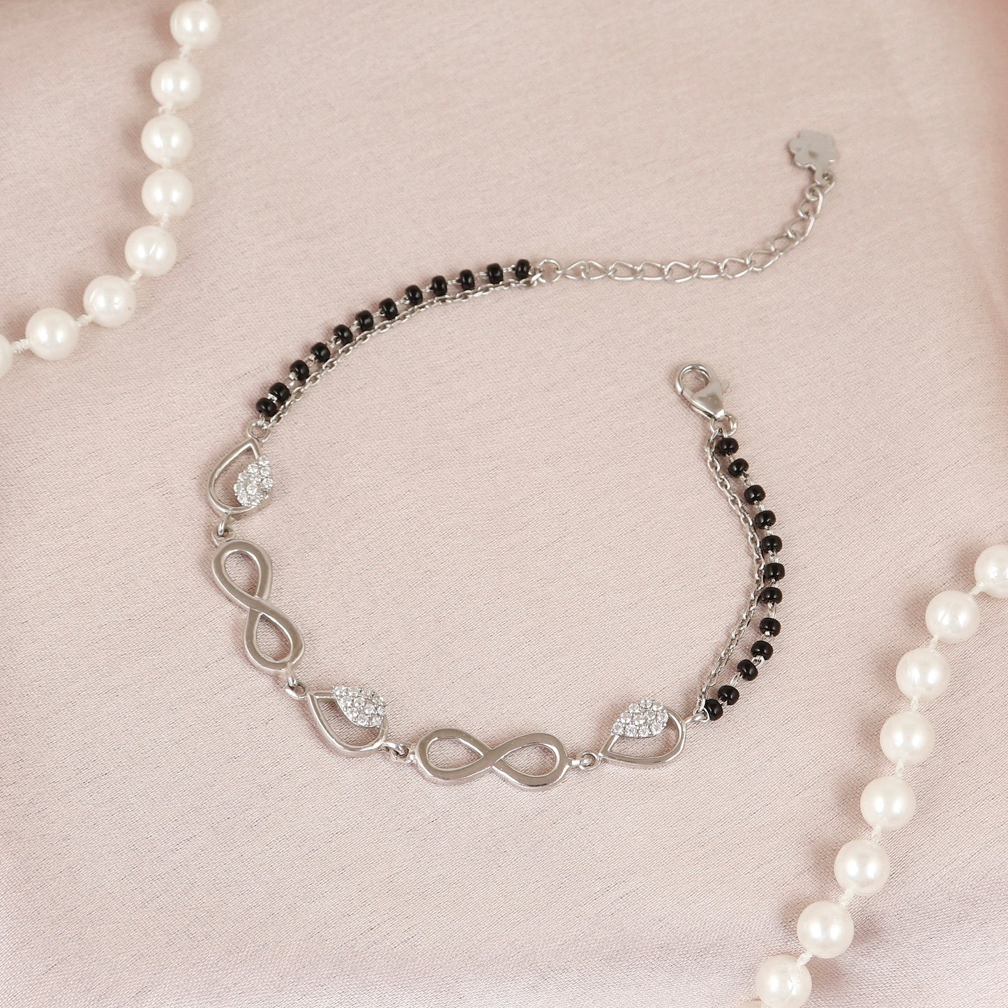 Silver Infinity Love Mangalsutra