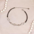 Adjustable Silver Round Link Hand Mangalsutra
