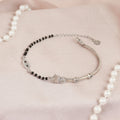 Sterling Silver Sovereign Diadem Half-Bangle Hand Mangalsutra