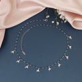 A Initial Silver Mangalsutra