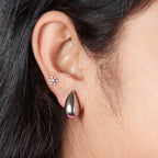 Silver Stylish Gold Earrings for Dresses