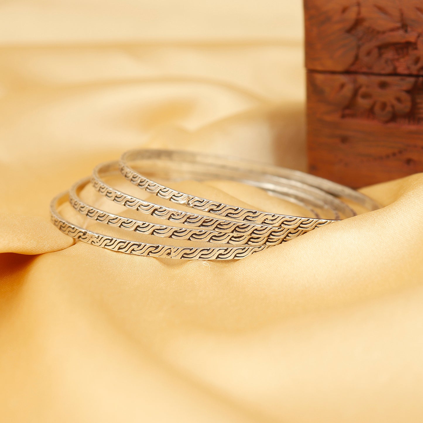 Daily Wear Silver Bangle
