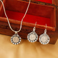 Crown Legacy Silver Coin Necklace