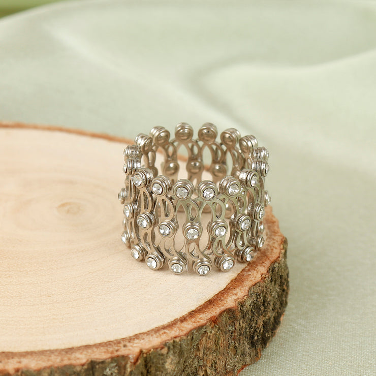 Sterling Silver Ring Bracelet