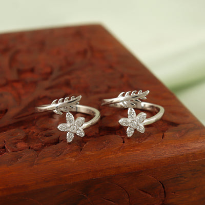 Floret Petals Silver Toering