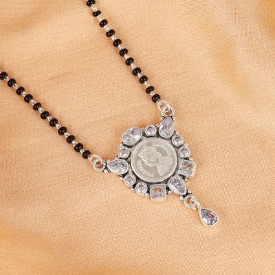 Heritage Glow 925 Silver Coin Mangalsutra