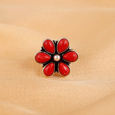 Pota Blossom Shine Silver Ring For Women