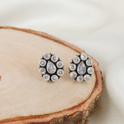 Petal Flower Silver Earring