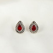 Paan Rava Royale Silver Earring