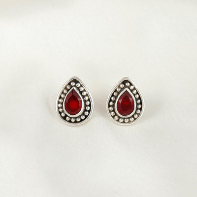 Paan Rava Royale Silver Earring