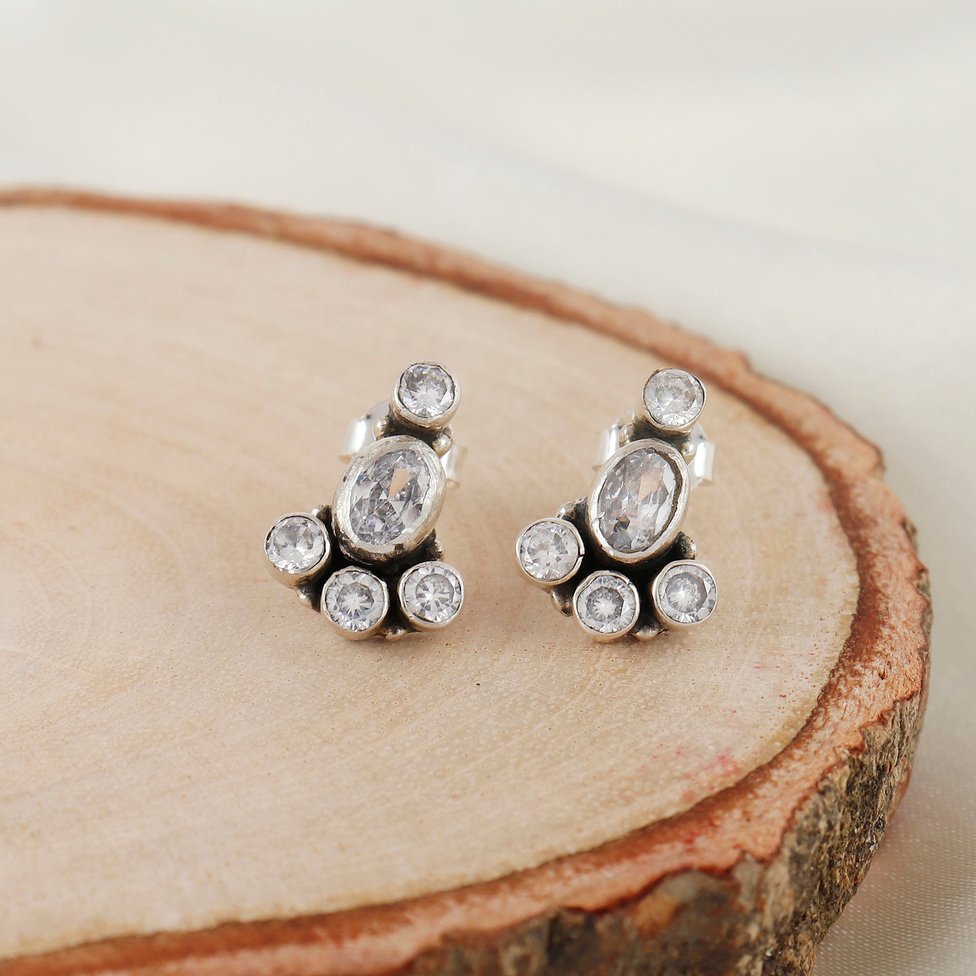 Pure Silver Starlight Shine Earrings