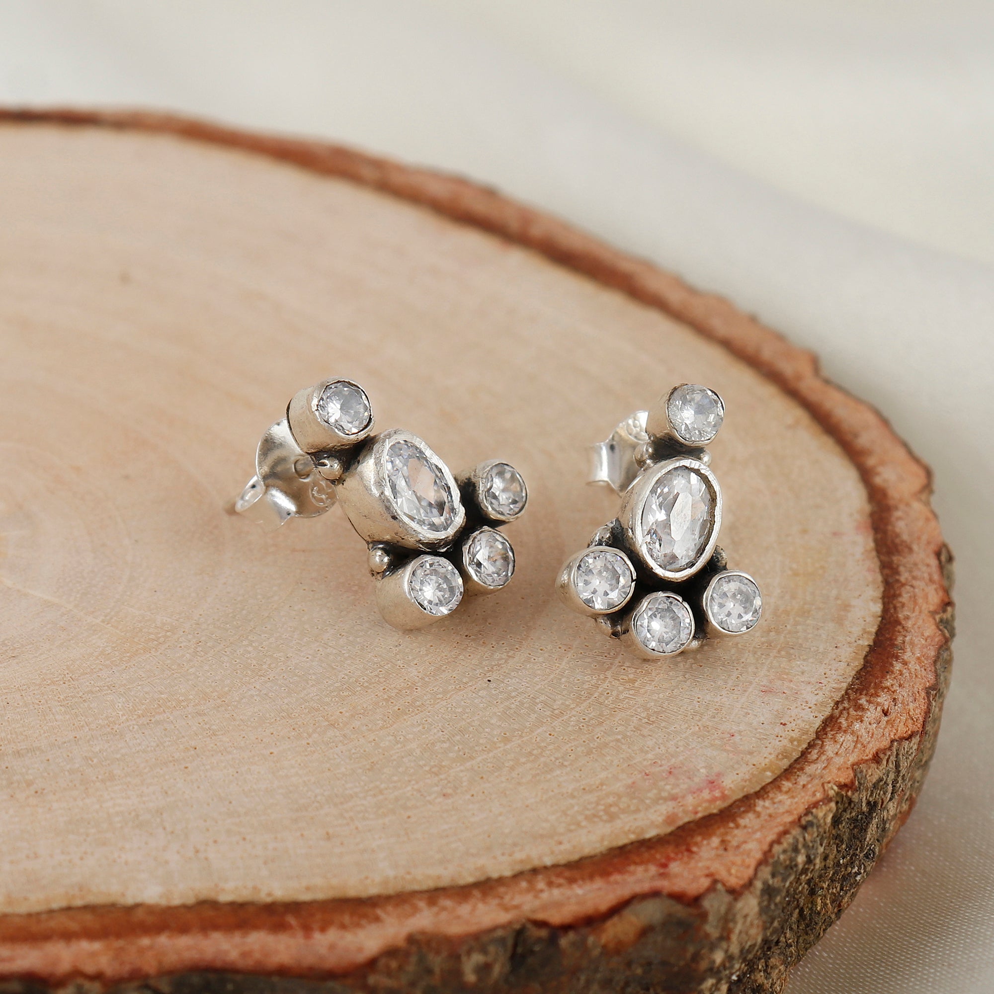 Pure Silver Starlight Shine Earrings