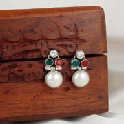 Crystal Dew Silver Earring