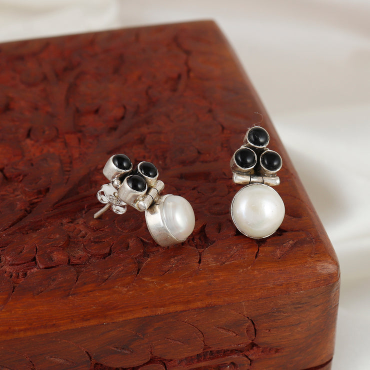 Crystal Dew Silver Earring