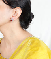 Paan Rava Royale Silver Earring