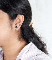 Pure Silver Gleam Prism Earring