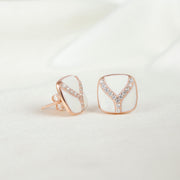 Blushing Silver Shine Earring For Women