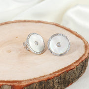 Halo Grace Pure Silver Earring