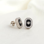 Pure Silver Gleam Prism Earring